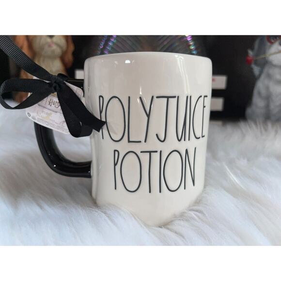 New Rae Dunn Harry Potter LL Polyjuice Potion Double Double Sided 3D Coffee Mug - Picture 1 of 5